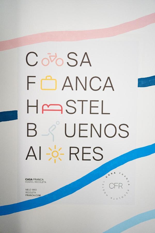 Casa Franca Recoleta Hostel Boutique Буэнос-Айрес Экстерьер фото